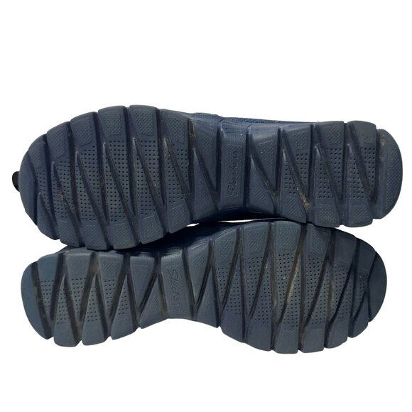 Skechers EZ Flex Loafer Womens 8.5 Navy Blue Air Cooled Memory Foam SlipOn Shoes - Picture 6 of 15